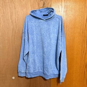 No Boundaries Light Blue Oversized Hoodie